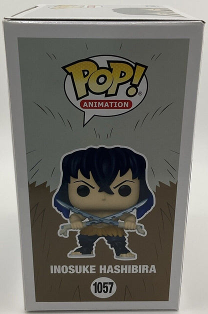 Funko Pop! Demon Slayer Inosuke Hashibira #1057 SIGNED By Bryce Papenbrook