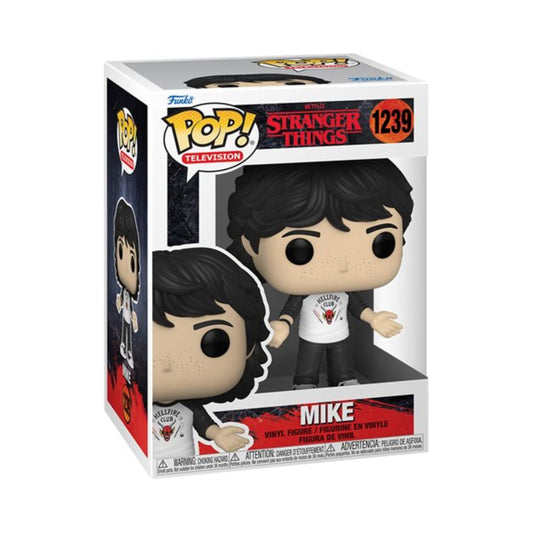 Mike Funko Pop! Television: Netflix Stranger Things - Approx.3 3/4" Collectible Vinyl Figure #1239 with Display Box Protector Case