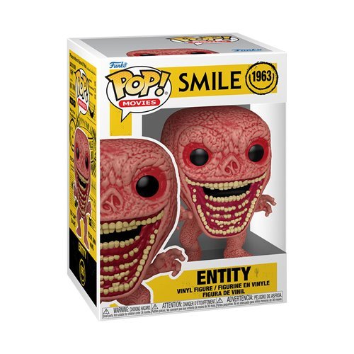 Entity #1963 Funko Pop! Movies Smile - Approx. 4" Collectible Vinyl Figure Bundled with Display Box Protector Case