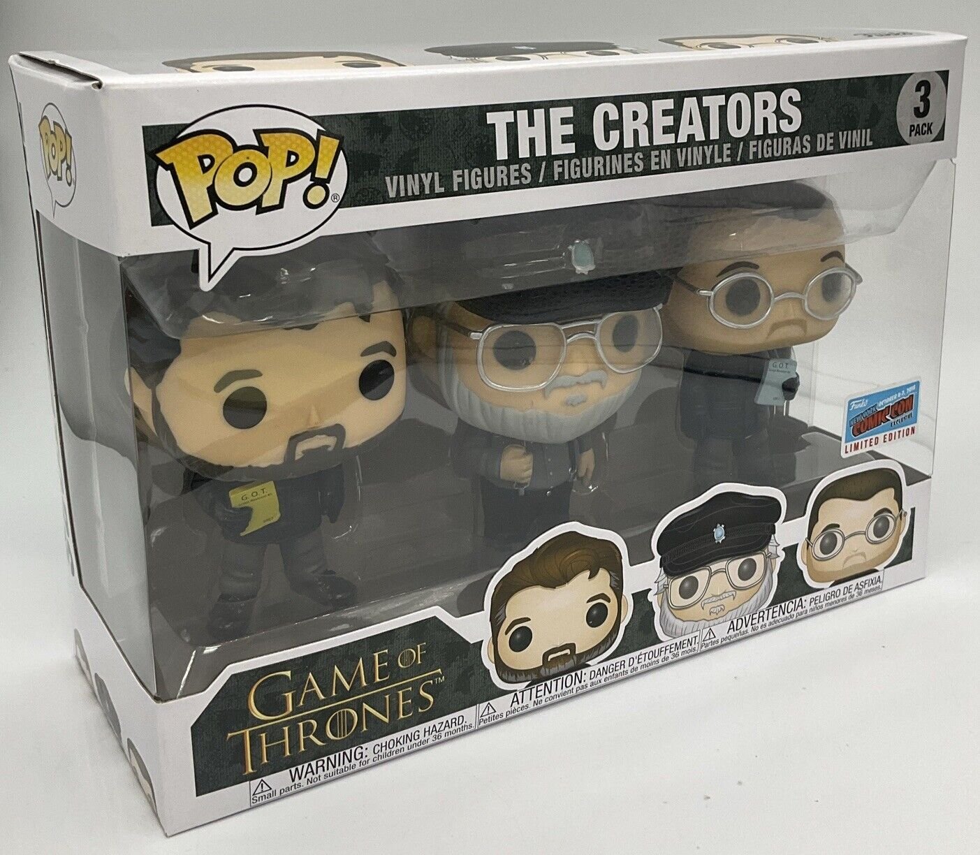 Funko Pop! Vinyl: Game of Thrones - 3 Pack-Show Creators - Barnes and Noble