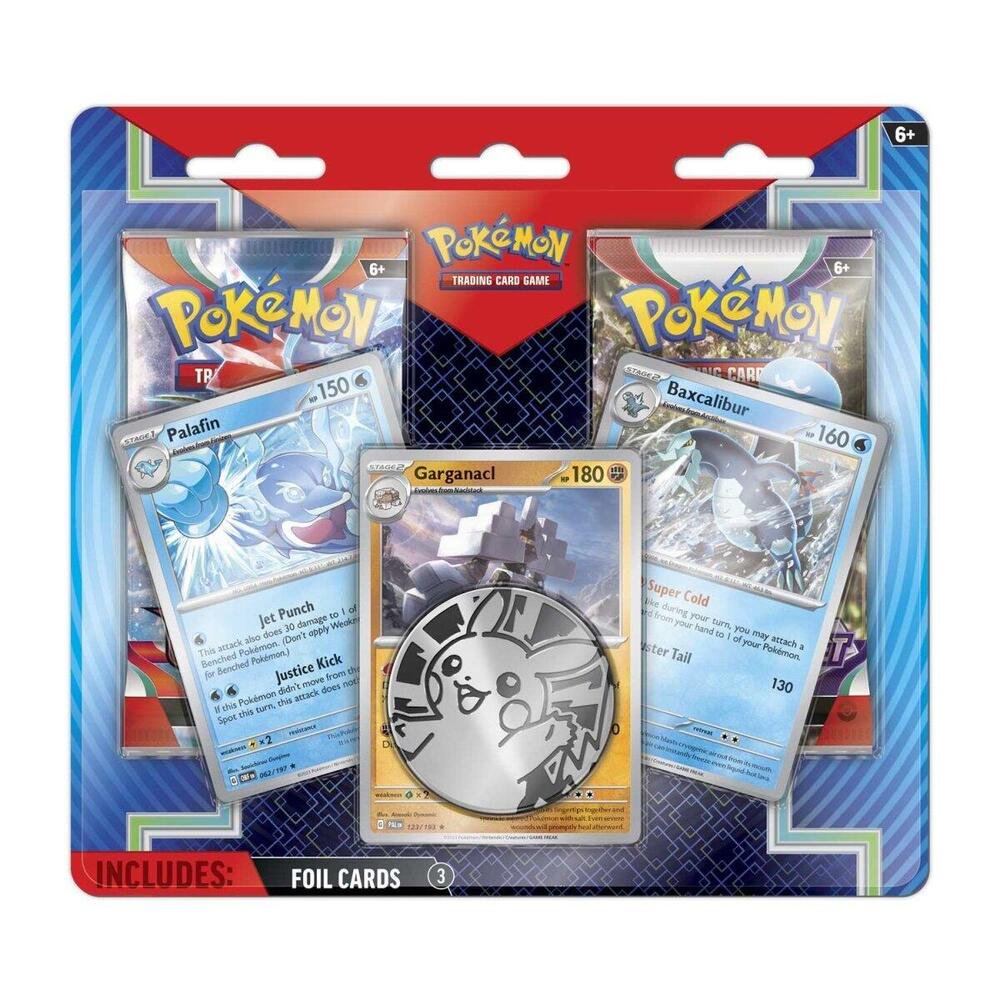 Pokemon TCG 2 Pack Blister Obsidian Flames Scarlet and Violet - Palafin Garganacl Baxcalibur
