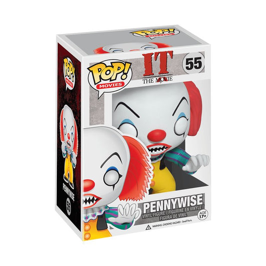 Pennywise Clown #55 Funko Pop! Movies Stephen King's It The Movie - Approx. 3 3/4" Collectible Vinyl Figure Bundled with Display Box Protector Case