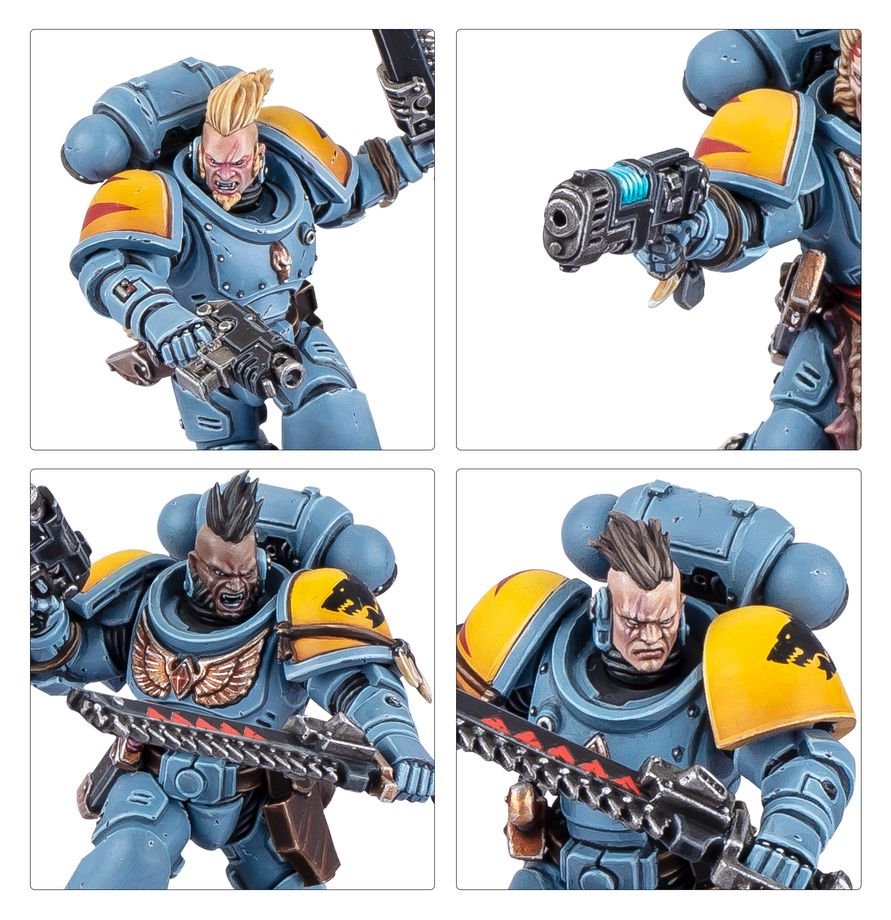 Warhammer 40,000 Combat Patrol: Space Wolves – 21 Miniatures Including Wolf Guard Battle Leader, Terminators, Blood Claws & Wulfen