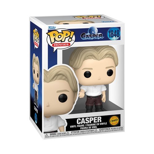 Casper #1848 Funko Pop! Casper 30th Anniversary - Approx. 4 1/4" Chase Limited Edition Collectible Vinyl Figure Bundled with Display Box Protector Case