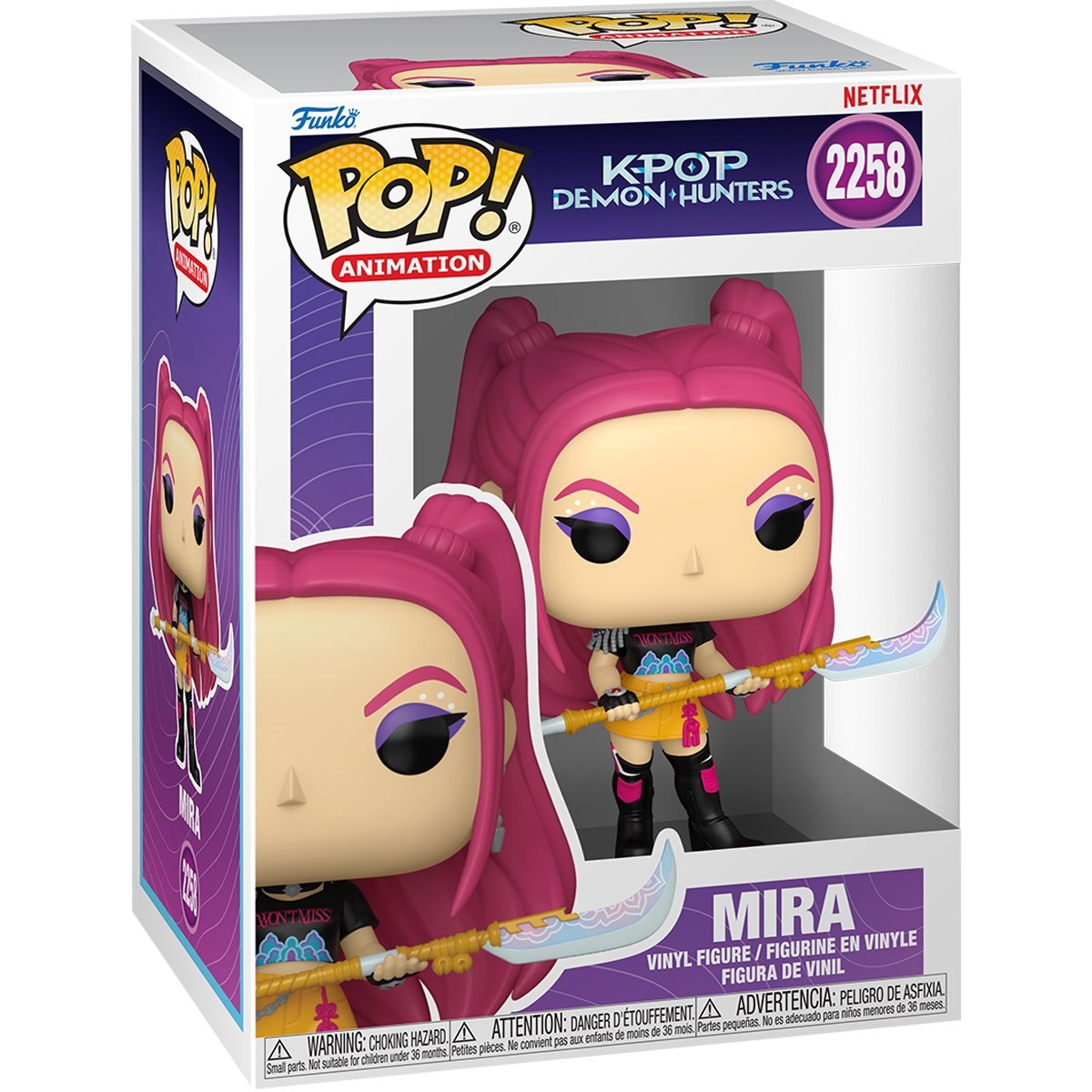 Funko Pop KPop Demon Hunters Mira #2258 vinyl figure