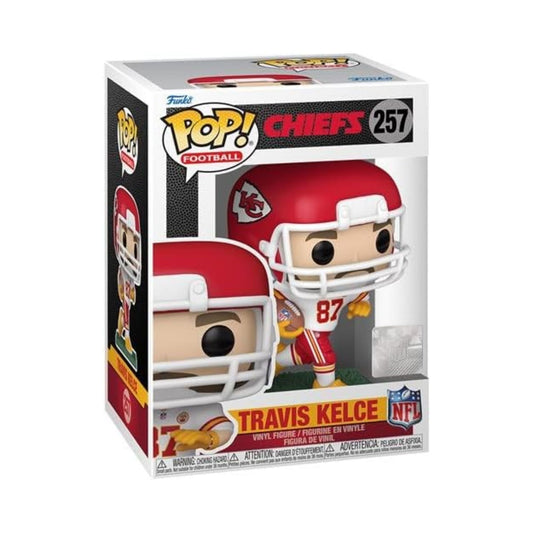 Travis Kelce Funko Pop! Football NFL Chiefs - Vinyl Figure #257 with Window Display Box