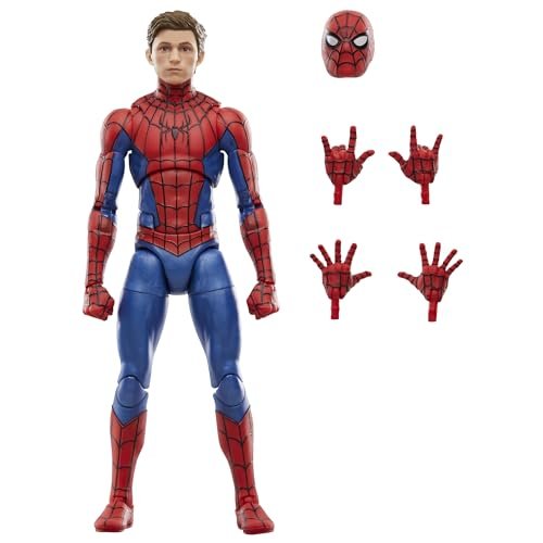 Spider-Man Marvel Legends Series Spider-Man: No Way Home Collectible 6 Inch Action Figures, Ages 4 and Up