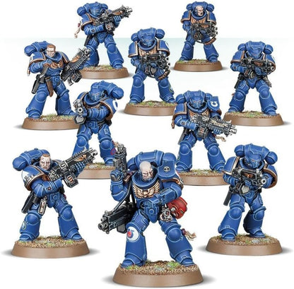 Warhammer 40,000 - Space Marines Assault Intercessors - 10 Miniatures
