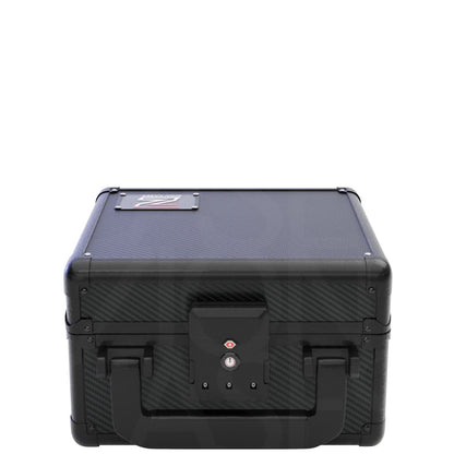 Zion Cases Slab Case GO – Carbon Fiber Black Trading Card Slab Case, Holds Up to 25 Graded Card Slabs, TSA-Approved Locking Mechanism, Protective Foam, Compact Travel & Storage Case (PRE-ORDER)