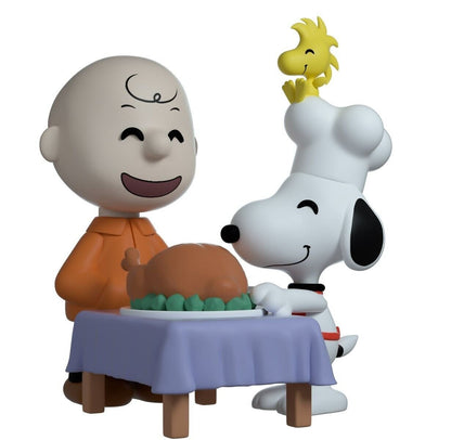 Charlie and Snoopy Thanksgiving Youtooz Peanuts Collection - Approx. 3.7" Collectible Vinyl Figure #12 with Window Display Box (PRE-SALE)