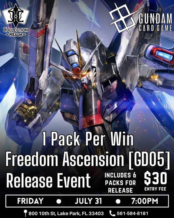 Gundam Card Game Release Event – July 31, 2026 (Friday 7:00 PM)