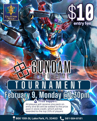 Gundam Card Game Tournament – Feb 9 (Mon) 7:30 PM