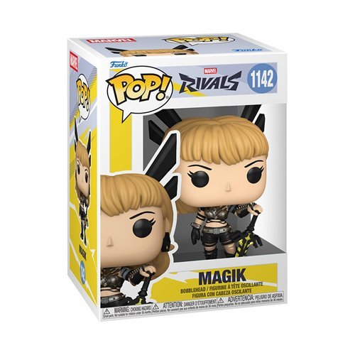 Magik #1142 Funko Pop! Marvel Rivals - Approx. 3 3/4" Collectible Vinyl Figure Bundled with Display Box Protector Case - Estimated Arrival: Nov. 2025 (PRE-SALE)