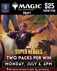 Magic: The Gathering Marvel Super Heroes Draft – July 6, 2026 (Monday 6:00 PM)