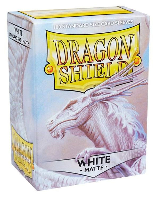 Dragon Shield durable matte card protector sleeves White color