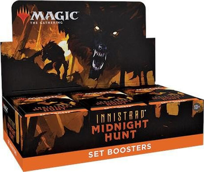 Magic: The Gathering TCG Innistrad: Midnight Hunt – Set Booster Display Box  MTG Expansion with Werewolves, Mythic Rares & Foil Showcase Cards