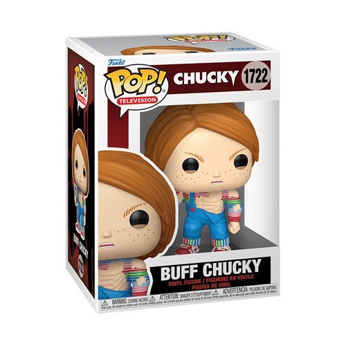 Buff Chucky #1722 Funko Pop! Television Chucky TV Series - Approx. 4" Collectible Vinyl Figure Bundled with Display Box Protector Case - Estimated Arrival: Oct. 2025 (PRE-SALE)