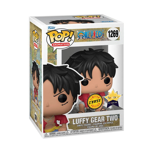 Luffy Gear Two Funko Pop! Animation One Piece - Approx. 3.85" Collectible Exclusive Chase Limited Edition Vinyl Figure #1269 with Window Display Box