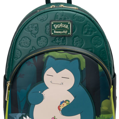 Pokemon Snorlax Midsize Backpack Entertainment Earth Exclusive by Loungefly, Faux Leather Backpack with Adjustable Straps, Limited Edition Pokemon Collectible Travel Bag (PREORDER - Release Date September 2026)