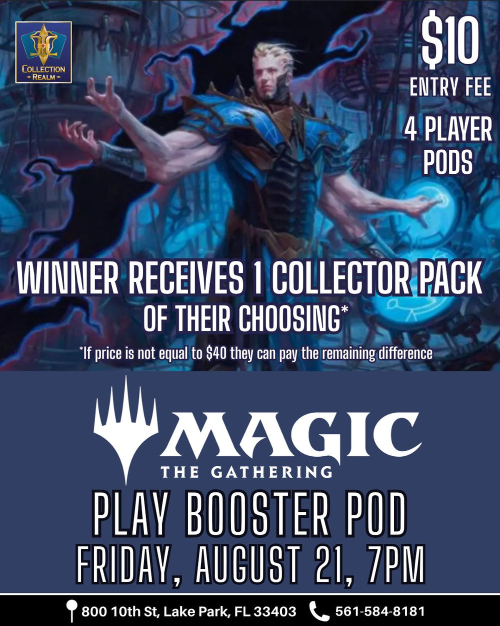 Magic: The Gathering Play Booster POD – August 21, 2026 (Friday 7:00 PM)