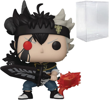 Black Asta Funko Pop! Animation Black Clover - Vinyl Figure #1420 with Display Box Protector Case