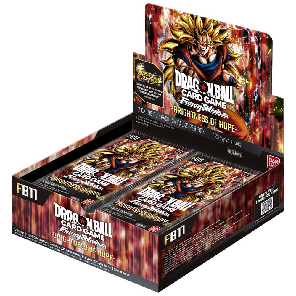 Dragon Ball Super Card Game Fusion World FB11 Brightness of Hope Booster Box 24 Packs