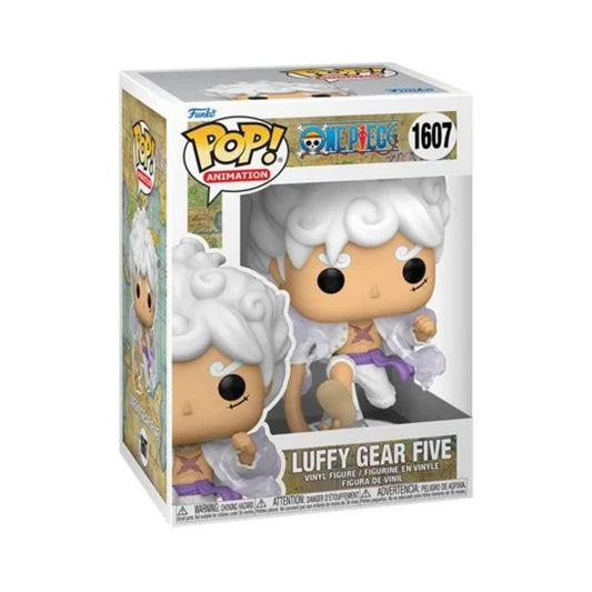 Luffy Gear Five Funko Pop! Animation One Piece - Vinyl Figure #1607 with Display Box Protector Case