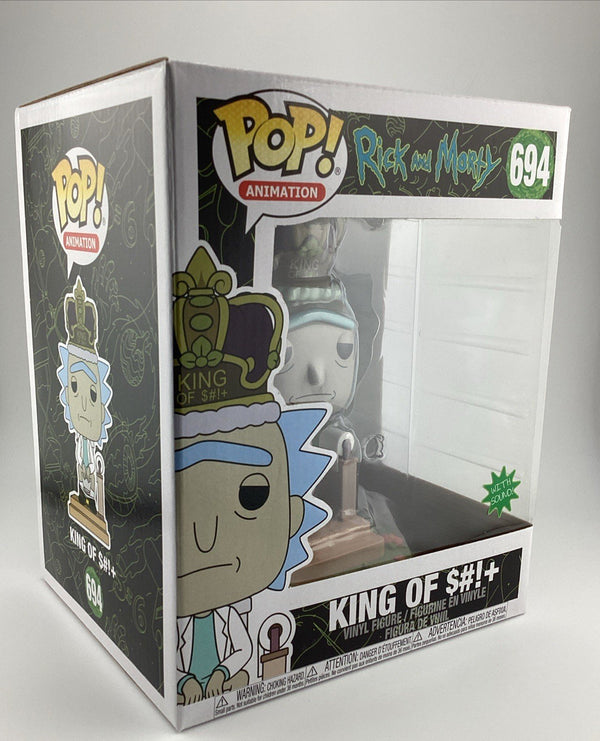Funko Pop! Deluxe: Rick and Morty - King of S#!+ With Sound #694