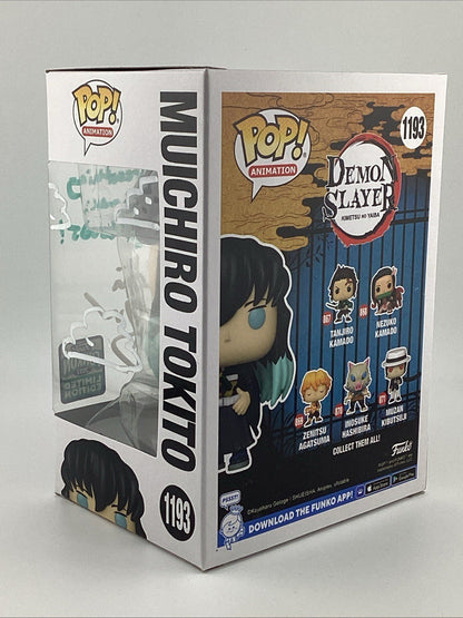 Funko Pop! Muichiro Tokito #1193 - 2022 Funkon LE - Signed By Griffin Burns