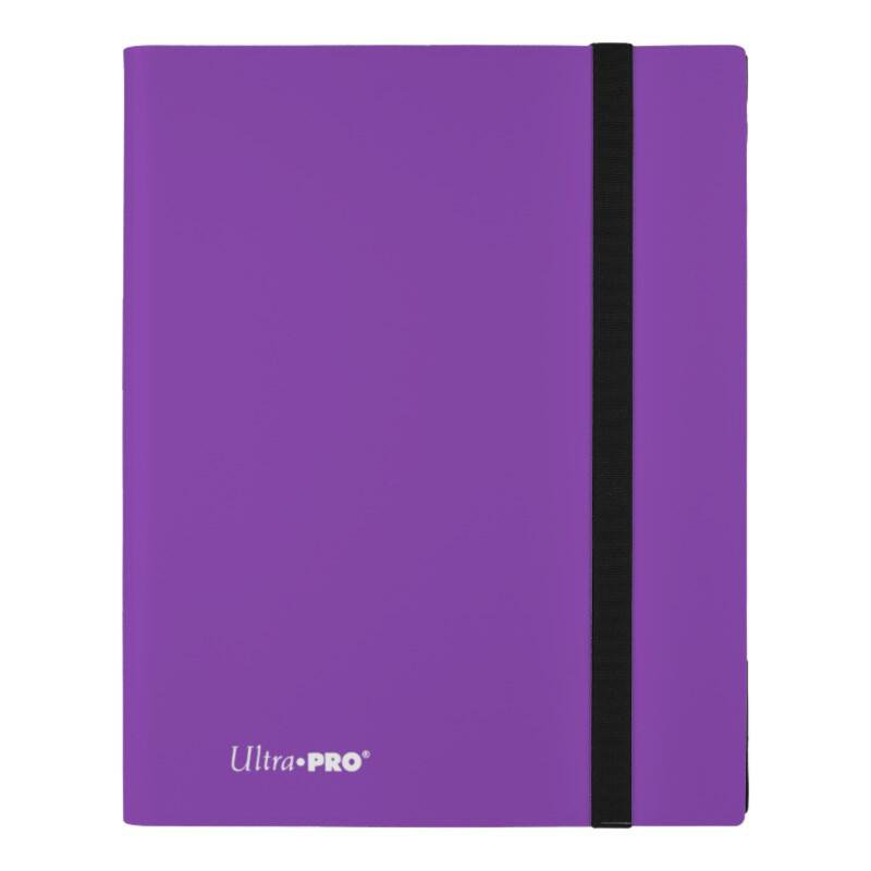 Ultra Pro 9 Pocket Purple Binder album for trading cards holding 360 sleeved cards