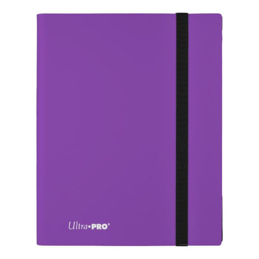 Ultra Pro 9 Pocket Purple Binder album for trading cards holding 360 sleeved cards