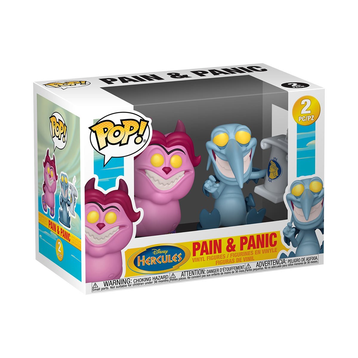 Panic & Pain Funko Pop! Hercules 2-Pack Collectible Vinyl Figures - Estimated Arrival: Jan. 2026 (PRE-SALE)