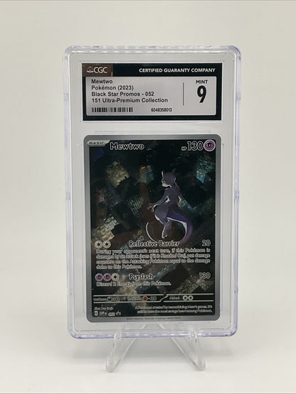 Pokemon TCG Mewtwo Black Star Promo 052 CGC 9