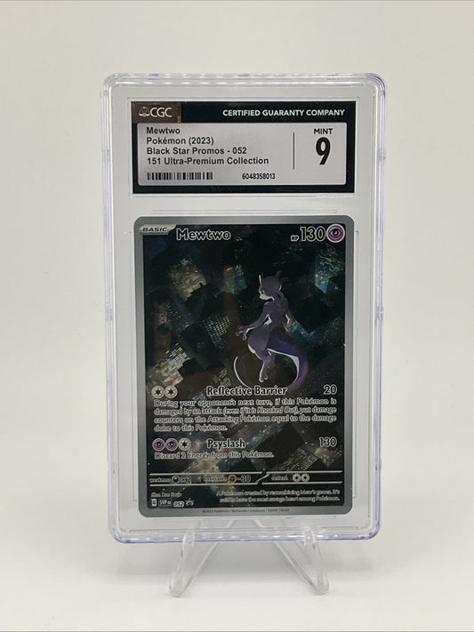 Pokemon TCG Mewtwo Black Star Promo 052 CGC 9