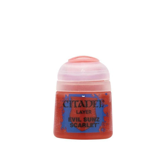 Warhammer Citadel Base Evil Sunz Scarlet Paint Bottle 12ml