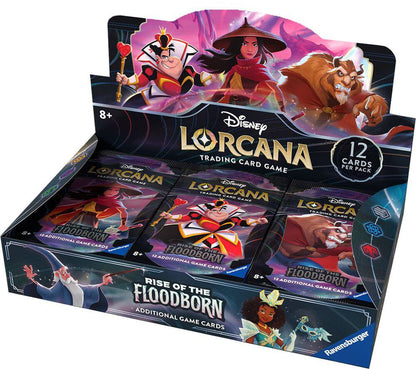 Disney Lorcana TCG Rise Of The Floodborn Booster Box - 24 Packs Trading Card Game Packs