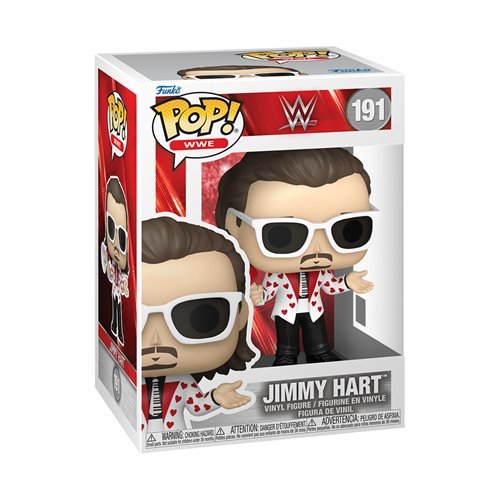 Jimmy Hart #191 Funko Pop! WWE - Approx. 3 3/4" Collectible Vinyl Figure Bundled with Display Box Protector Case - Estimated Arrival: Nov. 2025 (PRE-SALE)