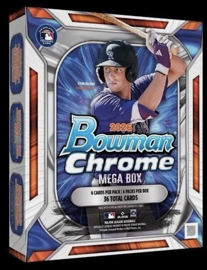 2026 Bowman Chrome Baseball Mega Box