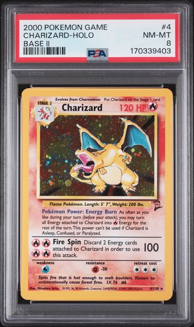 Pokemon Charizard Base 2 PSA 10 9403