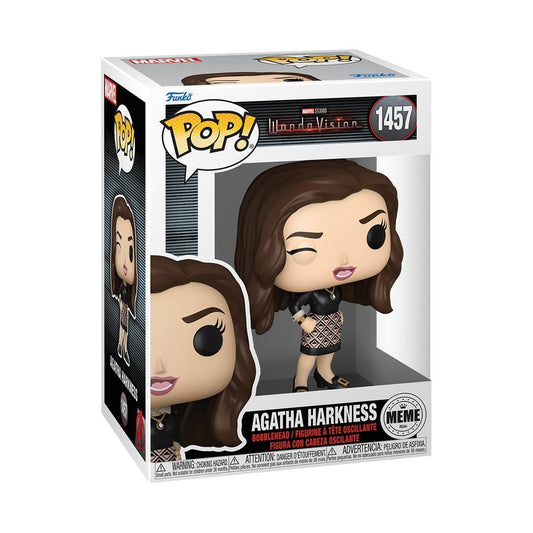 Agatha Harkness Winking Funko Pop! Wanda Vision - Approx. 4" Collectible Meme Vinyl Figure #1457 with Window Display Box