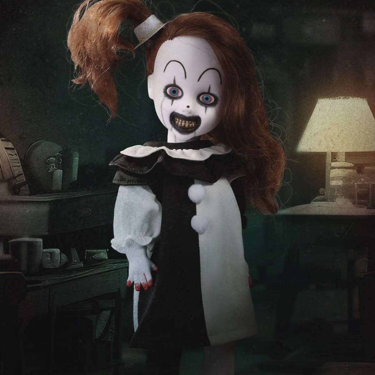 LDD Presents Damien Leone's Terrifier 2: Little Pale Girl 10 1/2-Inch Doll in Window Display Box (PRE-SALE)