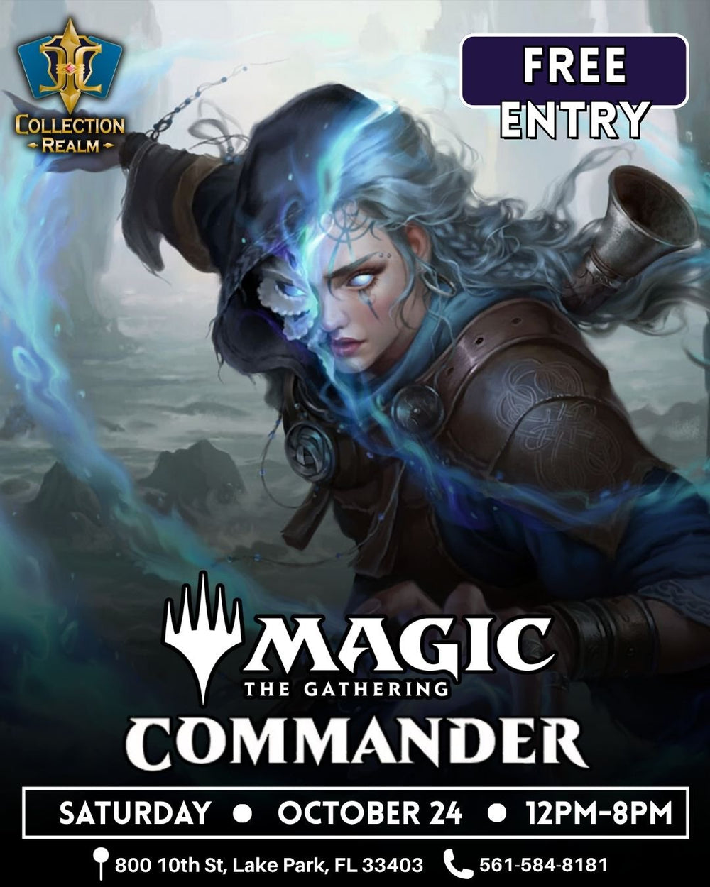 Magic: The Gathering Commander Event – October 24 2026 (Saturday 12PM–8PM)