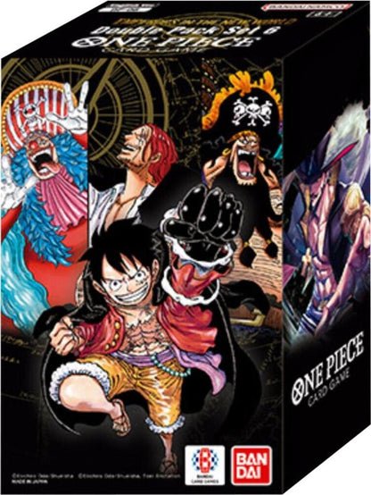 One Piece TCG OP-09 Double Pack Set Volume 6 - Emperors in the New World  2 Booster Packs DON Card Collectible Card Game