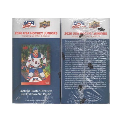 2026 Upper Deck Team USA Juniors Hockey Debut Edition Blaster Box