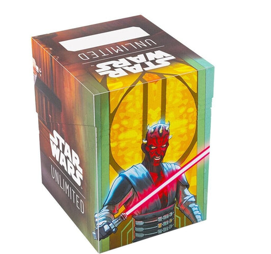 Gamegenic Star Wars Unlimited Soft Crate Card Storage Obi-Wan Darth Maul
