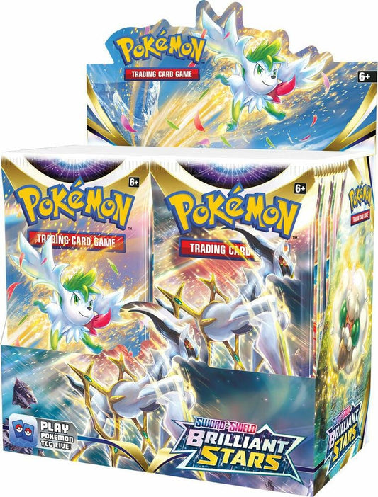 Pokemon TCG Sword & Shield Brilliant Stars Booster Box sealed 36 booster packs