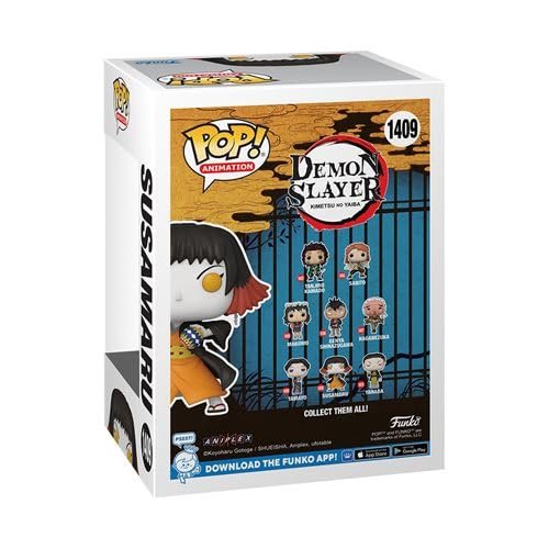 Susamaru Funko Pop! Animation: Demon Slayer - Collectible Vinyl Figure #1409 with Window Display Box