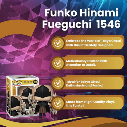 Hinami Fueguchi Funko Pop! Animation Tokyo Ghoul: re - Vinyl Figure #1546 with Display Box Protector Case