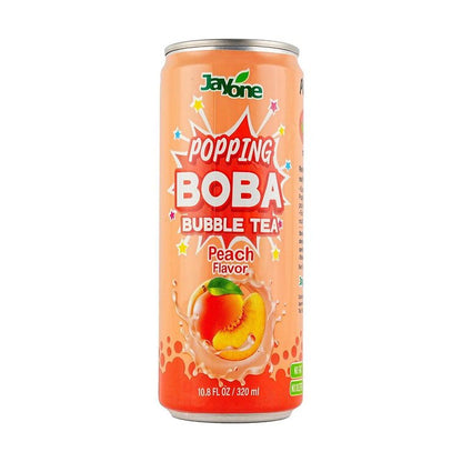 Jayone Popping Boba Bubble Tea Peach Flavor
