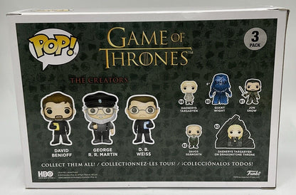 Funko Pop! Vinyl: Game of Thrones - 3 Pack-Show Creators - Barnes and Noble